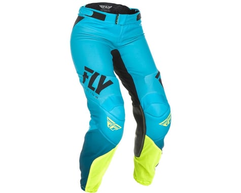 Fly Racing Women's Lite Race Pants (Blue/Hi-Vis) (11/12)