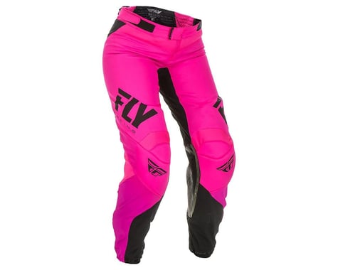 Fly Racing Women's Lite Race Pants (Neon Pink/Black) (0/2)