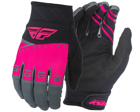 Fly Racing F-16 Gloves (Pink/Black/Grey)