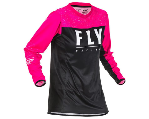 Fly Racing Youth Lite Jersey (Neon Pink/Black) (YL)