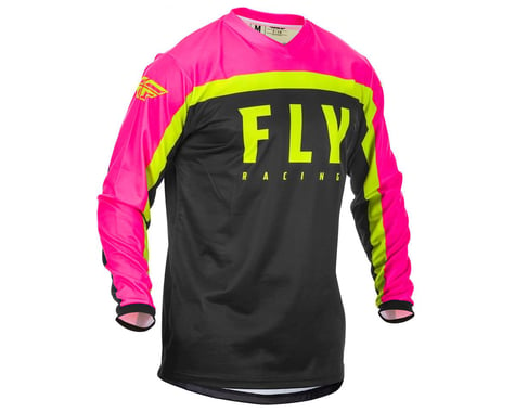 Fly Racing F-16 Jersey (Neon Pink/Black/Hi-Vis)