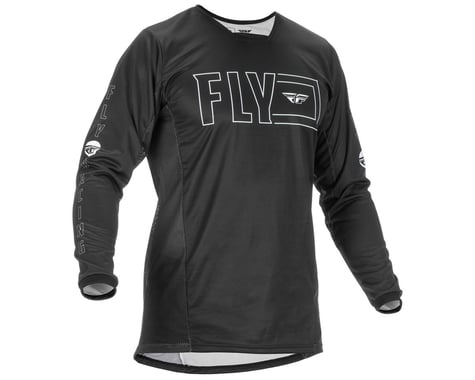 Fly Racing Kinetic Fuel Jersey (Black/White) (L)