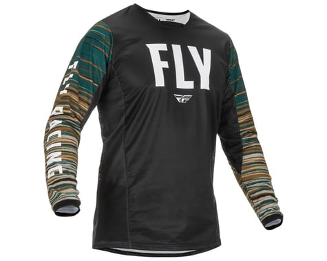 Fly Racing Kinetic Wave Jersey (Black/Rum) (S)