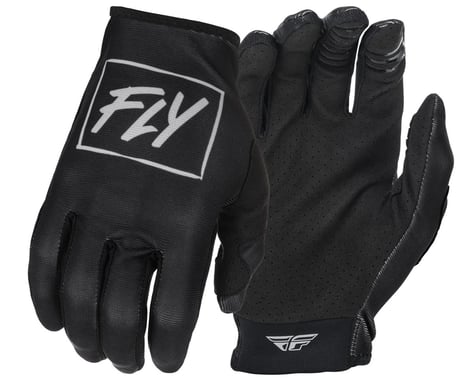 Fly Racing Youth Lite Gloves (Black/Grey)