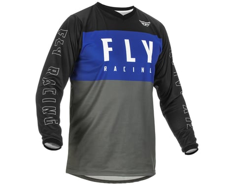 Fly Racing Youth F-16 Jersey (Blue/Grey/Black) (Youth XL)