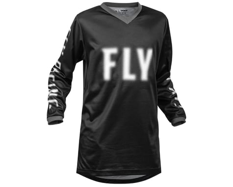 Fly Racing Youth F-16 Jersey (Black/White) (Youth M)
