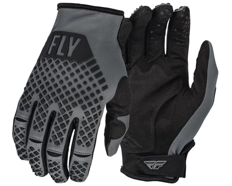 Fly Racing Kinetic Gloves (Dark Grey/Black) (2XL)
