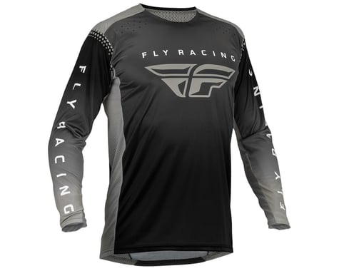 Fly Racing Lite Jersey (Black/Grey) (XL)