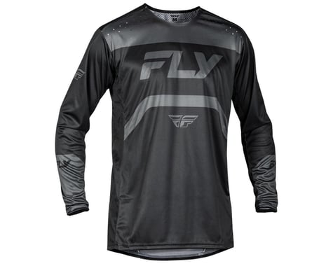 Fly Racing Rayce Long Sleeve Jersey (Black/Charcoal) (2XL)