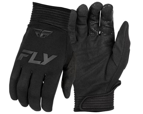 Fly Racing F-16 Long Finger Gloves (Black) (S)