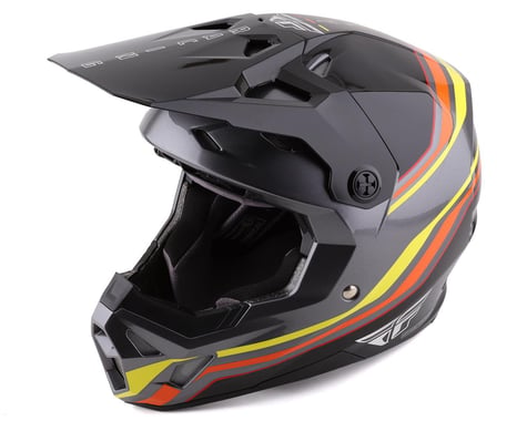 Fly Racing Formula CP Speeder Helmet (Black/Yellow/Red)