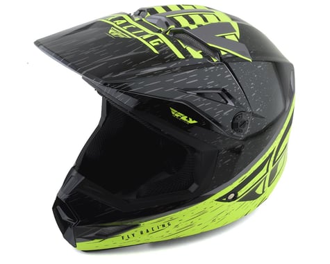 Fly Racing Kinetic K120 Youth Helmet (Hi-Vis/Grey/Black)