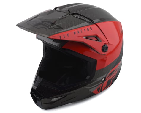 Fly Racing Kinetic K120 Youth Helmet (Red/Black) (Youth L)