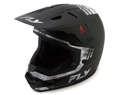 Fly Racing Kinetic Verdict Kryptek Full Face Helmet (Black/Grey) (L)