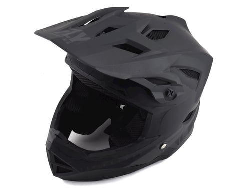 Fly Racing Default Full Face Mountain Bike Helmet (Matte Black/Grey)