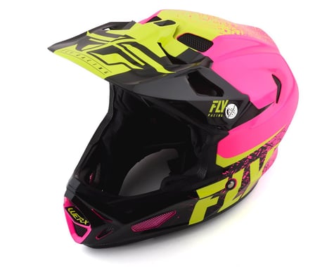 Fly Racing Werx Carbon Helmet (Pink/Hi-Vis)