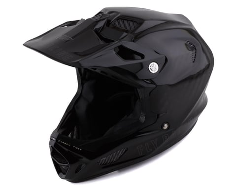 Fly Racing Werx-R Carbon Full Face Helmet (Black/Carbon) (Youth L)
