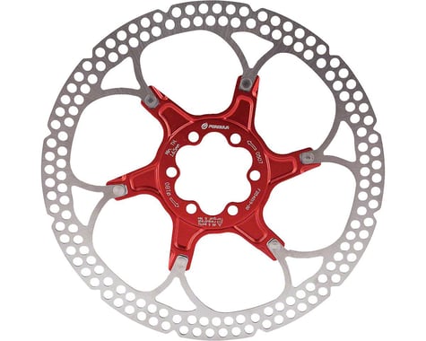 Formula Italy Disc Rotor Alloy 160Mm 6 Bolt Red