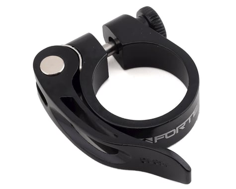 Forte Quick Release Seatpost Collar (Black) (31.8mm)