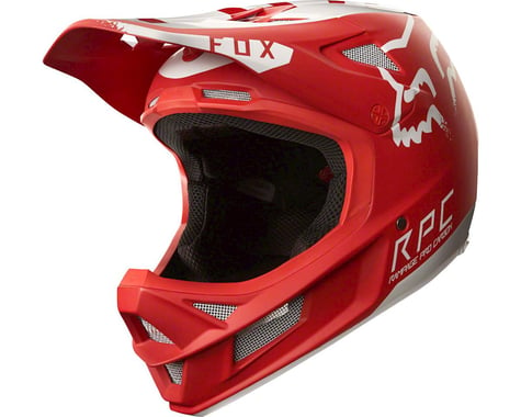 Fox Racing Rampage Pro Carbon Full Face Helmet (Moth Red/White)