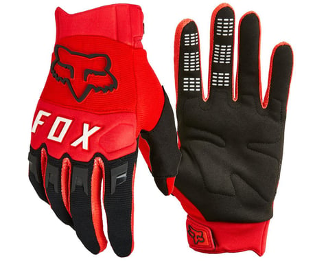 Fox Racing Dirtpaw Gloves (Fluorescent Red) (M)