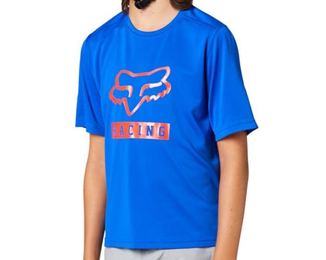 Fox Racing Youth Ranger Short Sleeve Jersey (Blue) (Youth XL)