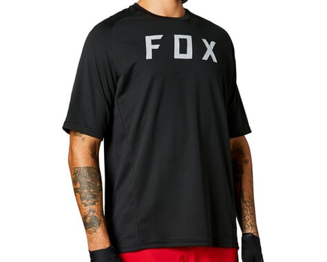 Fox Racing Defend Short Sleeve Jersey (Black) (2XL)