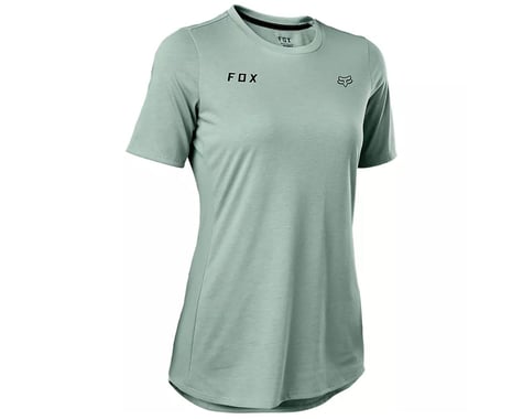 Fox Racing Women's Ranger Drirelease Short Sleeve Double Fox Jersey (Eucalyptus) (XL)