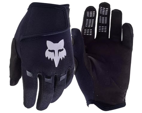 Fox Racing Kids Dirtpaw Long Finger Gloves (Black) (Kids S)