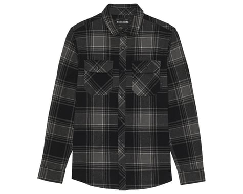 Fox Racing Traildust Flannel Shirt (Black) (S)