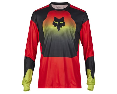 Fox Racing Ranger Revise Long Sleeve Jersey (Red/Yellow) (L)