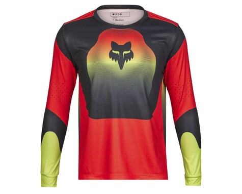 Fox Racing Youth Ranger Revise Long Sleeve Jersey (Red/Yellow) (Youth XL)