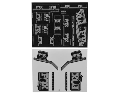 Fox Suspension Heritage Decal Kit for Forks and Shocks (Silver)