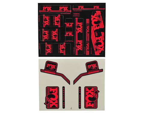 Fox Suspension Heritage Decal Kit for Forks and Shocks (Red)