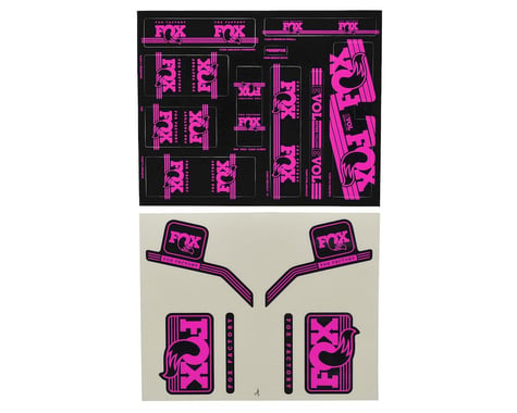 Fox Suspension Heritage Decal Kit for Forks and Shocks (Pink)