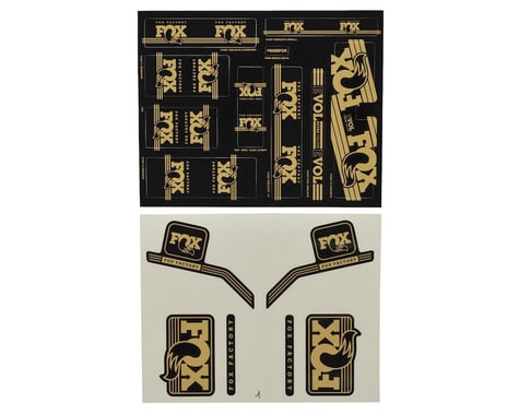 Fox Suspension Heritage Decal Kit for Forks and Shocks (Gold)