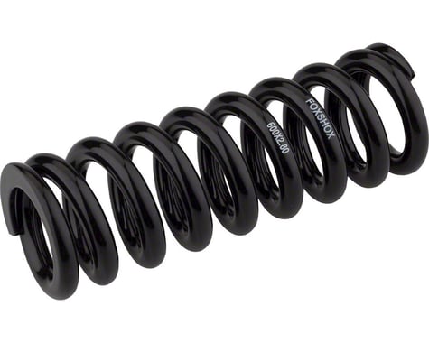 Fox Suspension Steel Rear Shock Spring (Black) (600lbs) (2.5–2.75")