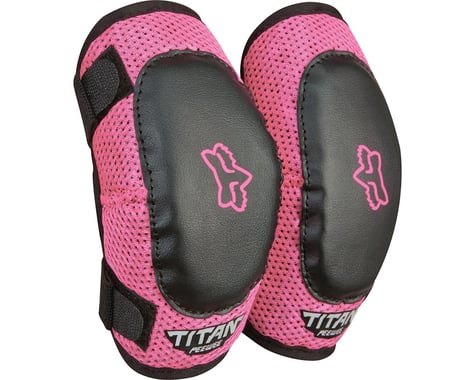 Fox Racing PeeWee Titan Elbow Guard (Black/Pink) (Youth S/M)