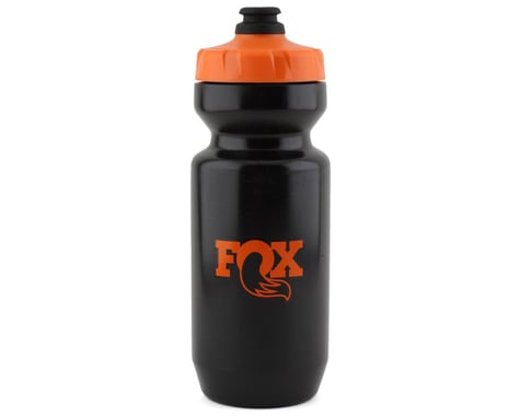 Fox Suspension Purist Water Bottle w/ MoFlo Cap (Black) (22oz)
