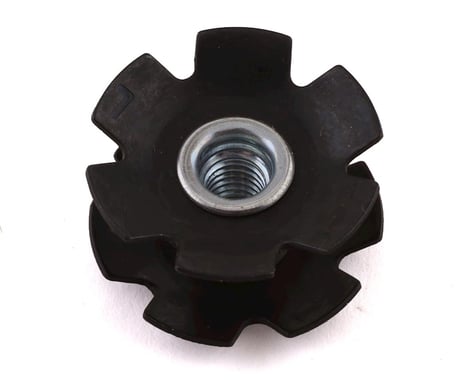 FSA Steel Star Nut (Black) (1-1/8")