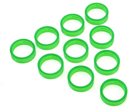 FSA PolyCarbonate Headset Spacers (Green) (1-1/8") (10) (10mm)