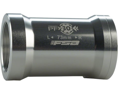 FSA PF30 to 73mm English Bottom Bracket Adaptor (Silver) (PF30 to BSA)