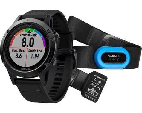 Garmin Fenix 5 Sapphire GPS Watch Performer Bundle (Black)