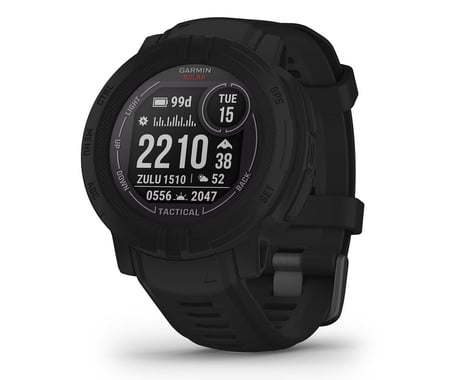 Garmin Instinct 2 Solar GPS Smartwatch (Black) (Tactical Edition) (2 | 45mm Case)