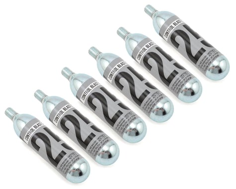 Giant Control Blast Threaded CO2 Cartridges (Silver) (6 Pack) (25g)