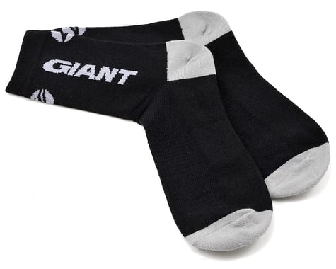 Giant Realm Merino Quarter Socks (Black)