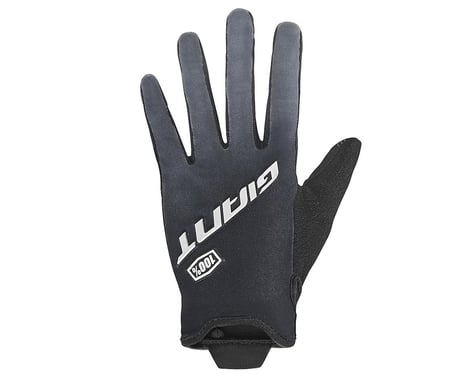 Giant Traverse 100% Long Finger Glove (Black/Grey) (S)