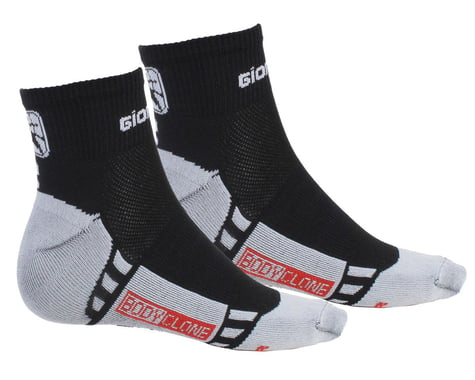 Giordana Men's FR-C Short Cuff Socks (Black/White) (M)