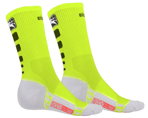 Giordana Men's FR-C Tall Cuff Socks (Fluo/Black) (L)
