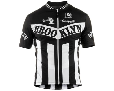 Giordana Team Brooklyn Vero Pro Fit Short Sleeve Jersey (Black) (L)